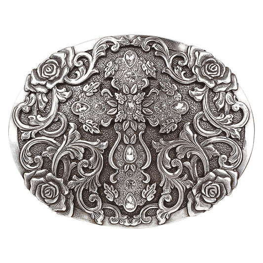 M&F Blazin Roxx Oval Cross Buckle 37108