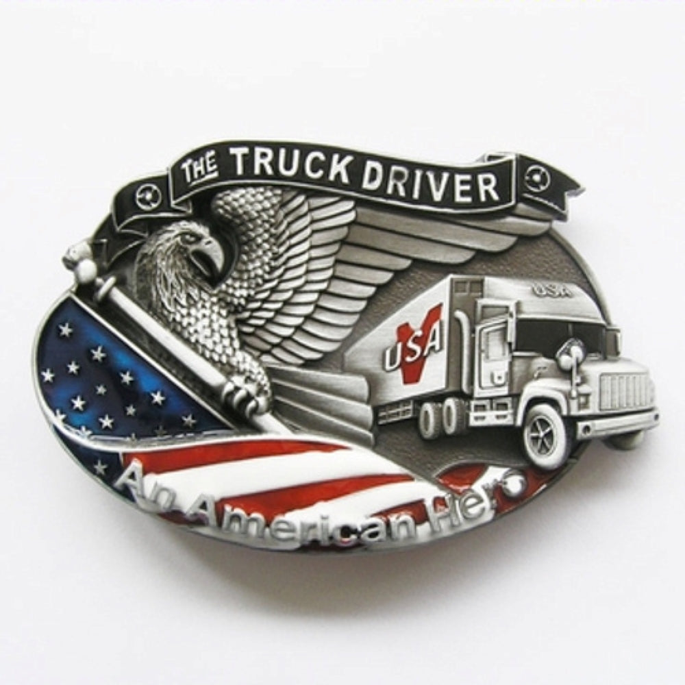 Buckle Hero Truck Driver 3D041