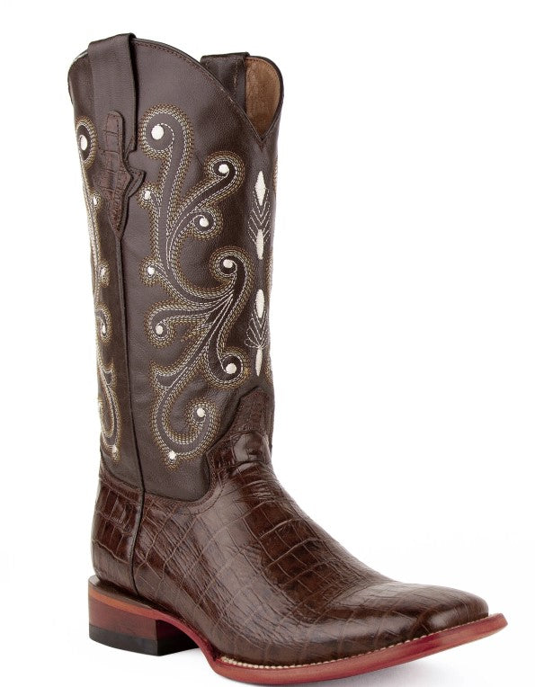 Ferrini Mens Mustang 4079309 Handcrafted Brown Cowboy Boots