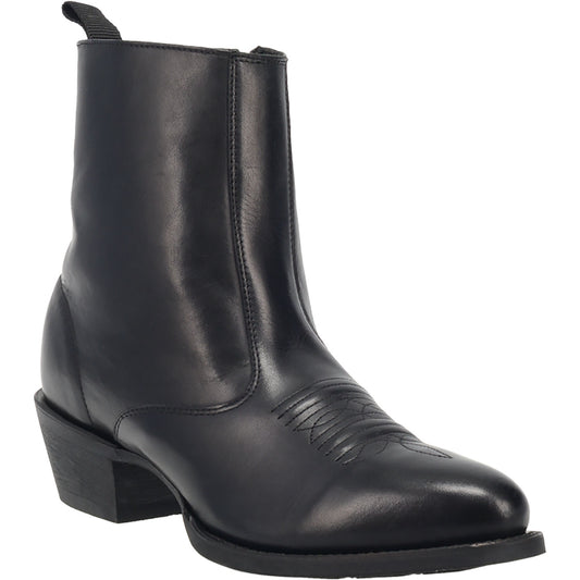 Laredo Fletcher Black 62070 Mens Cowboy Ankle Boots