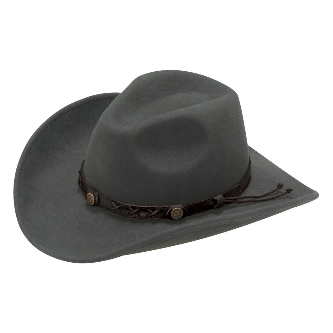 M&F Dakota Crushable Cowboy Hat Graphite Grey 72110148
