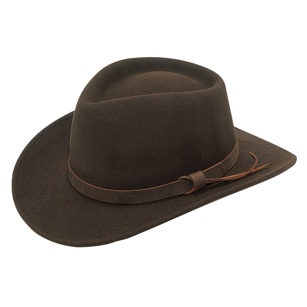 M&F Durango Crushable Wool Hat Brown 7211202