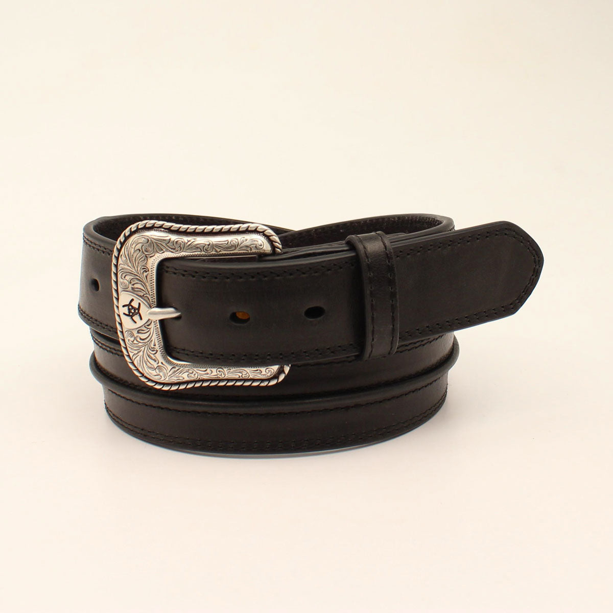 Mens black outlet western belt