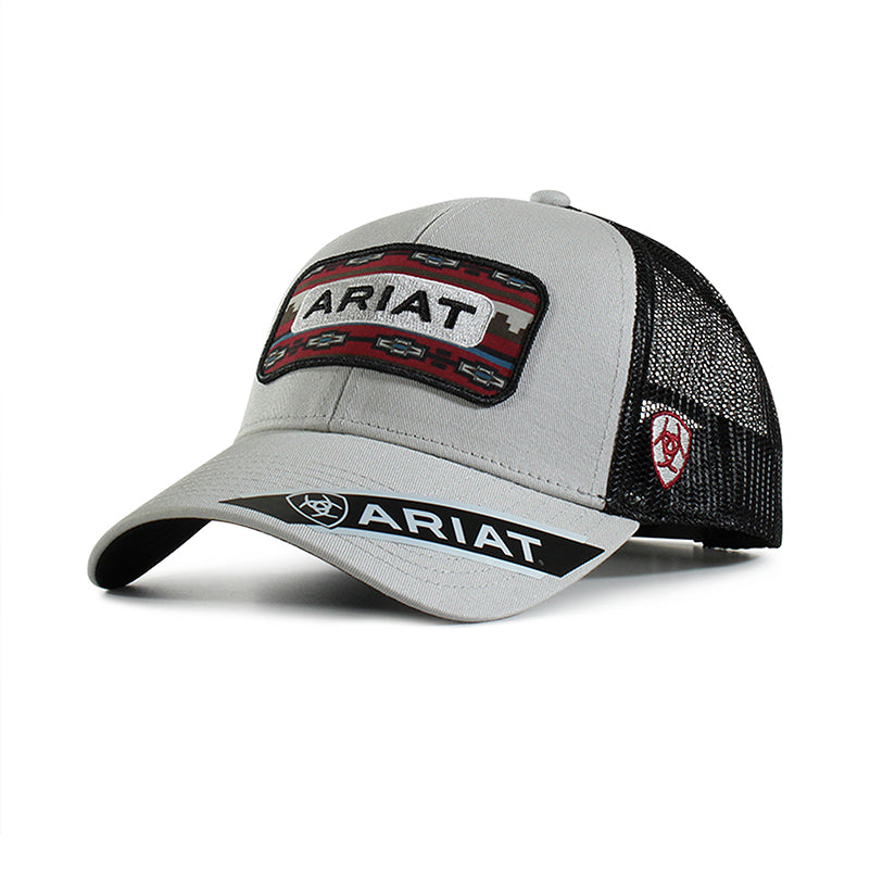 ARIAT SNAP BACK SOUTHWEST PATCH GREY A300019206