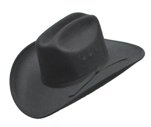 Western Express BFF269 Black Cattleman Faux Felt Cowboy Hat