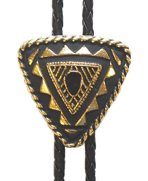 Western Express Triangular Bolo Tie BT-4911 Gold