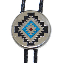 Load image into Gallery viewer, BT-250 Aztec Design Bolo Tie

