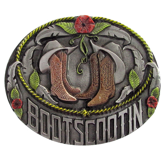 BU-014-Bootscootin Belt Buckle