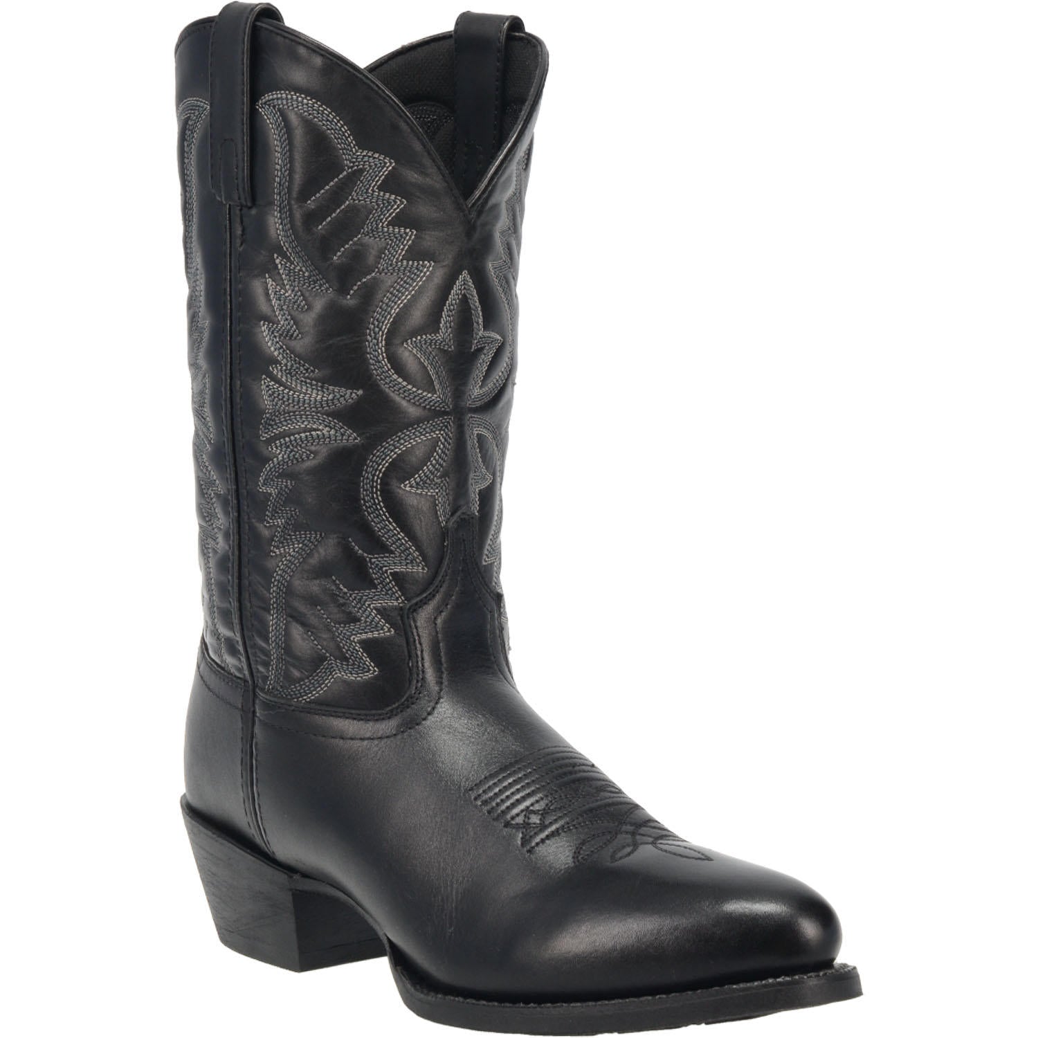 Men's round clearance toe western boots