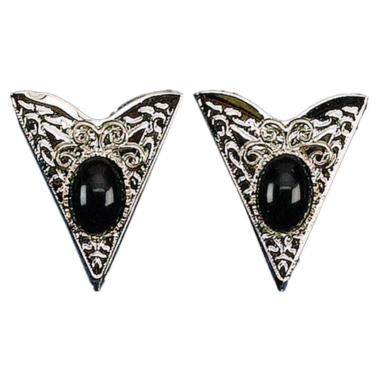 WE CT-1058 Black Stone Collar Tips