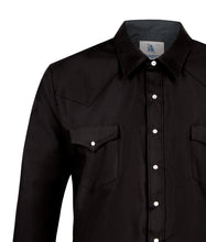 Load image into Gallery viewer, Rangers Vaq Clasica 014CA01  Western Shirt Black
