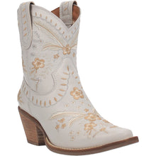 Load image into Gallery viewer, Dingo Primrose in White DI748 Ladies Ankle Boots

