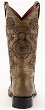 Load image into Gallery viewer, Ferrini Ladies Daisy 8257128 Handcrafted Oak Brown Cowboy Boots
