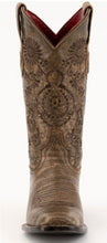 Load image into Gallery viewer, Ferrini Ladies Daisy 8257128 Handcrafted Oak Brown Cowboy Boots
