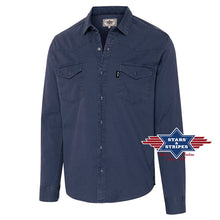 Load image into Gallery viewer, S&amp;S Daniel Blue Men&#39;s Western Shirt
