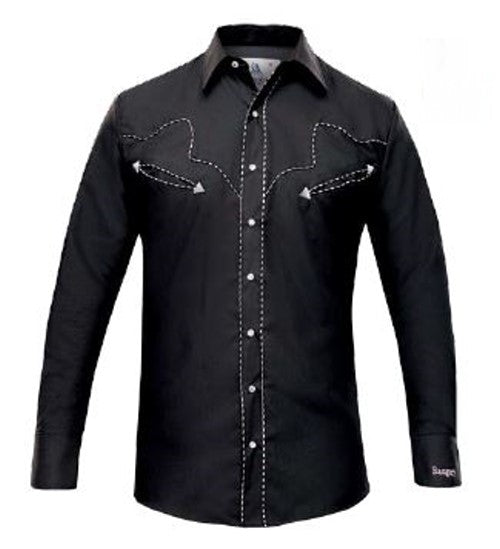 Rangers Desierto 010CA01 Western Shirt Black