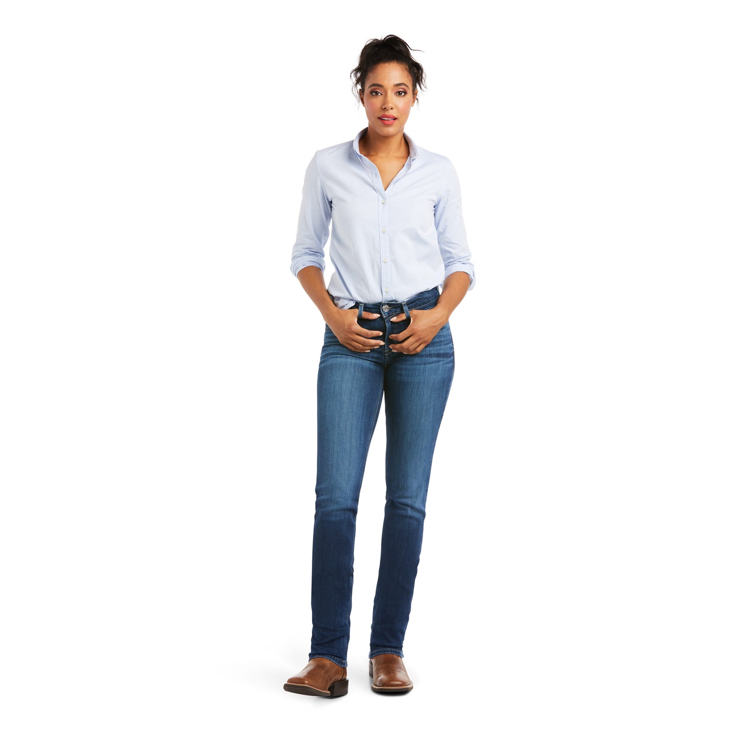Ariat Ladies 10036814 R.E.A.L. Perfect Rise Abby Straight Jeans