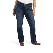 Load image into Gallery viewer, Ariat Ladies 10041060 R.E.A.L. Mid Rise Octavia Straight Jeans
