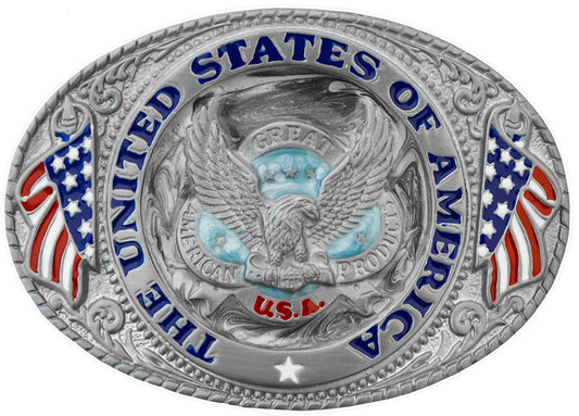 G-1823 United States of America Belt Buckle
