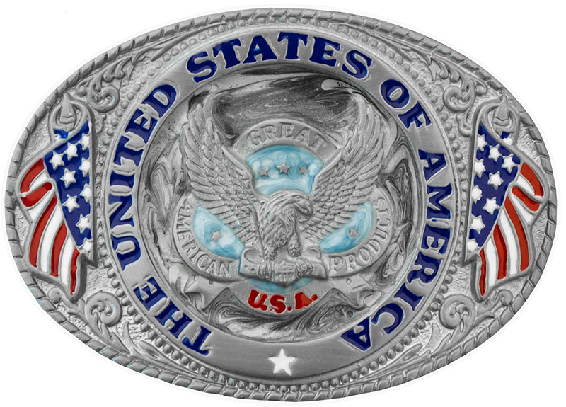G-1823 United States of America Belt Buckle