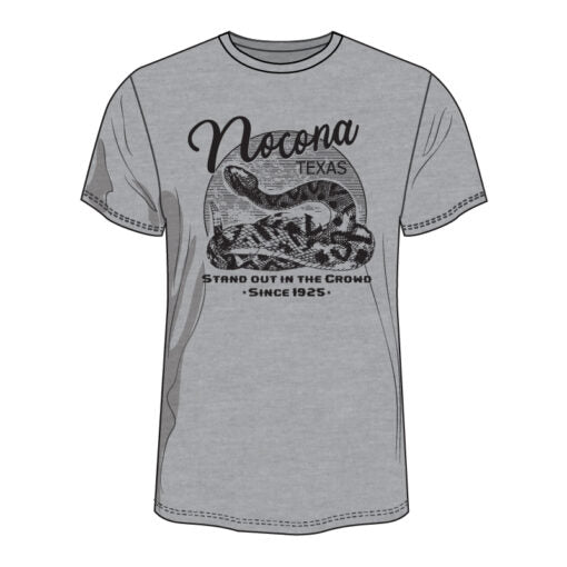 Justin Brands Nocona T-Shirt G3215 Rattle Snake