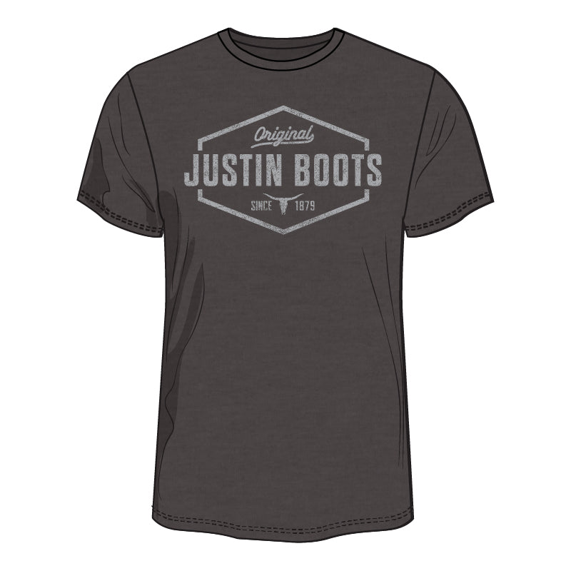 Justin Brands T-Shirt J-G3228 Hexagon Justin