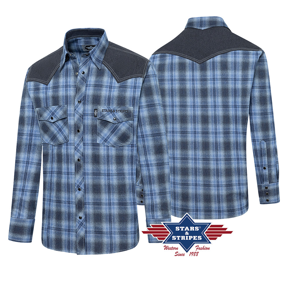 Hank Blue Men's Western Shirt