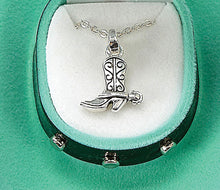 Load image into Gallery viewer, Western Express HN-1410 Cowboy Boot Necklace in Cowboy Hat Gift Box
