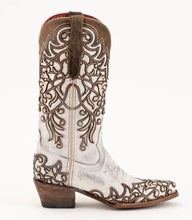 Load image into Gallery viewer, Ferrini Ladies Ivy Handcrafted Two Tone Cowboy Boots
