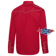 Load image into Gallery viewer, S&amp;S Jack Red Men&#39;s Western Shirt
