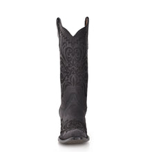 Load image into Gallery viewer, Circle G By Corral Women&#39;s Black Floral Snip Toe Boots L5433
