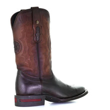 Load image into Gallery viewer, Men&#39;s Montana Leather Round Toe Boots Handcrafted Chocolate M2243
