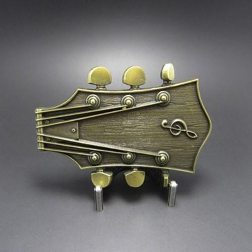 Buckle Guitar Head Belt Buckle MU044 Bronze