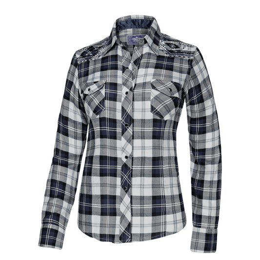 Pasadena Blue Ladies Western Blouse