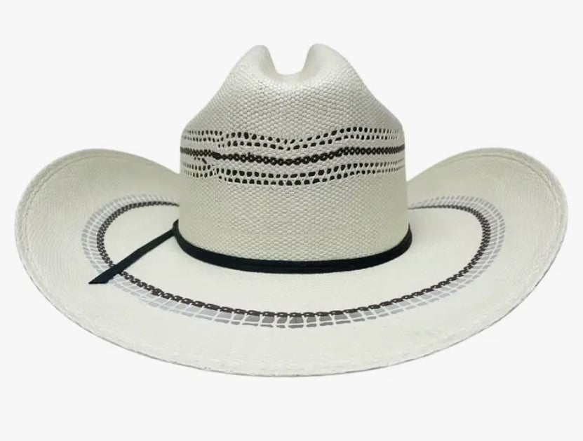 Ponderosa Cream Straw Cattleman Cowboy Hat