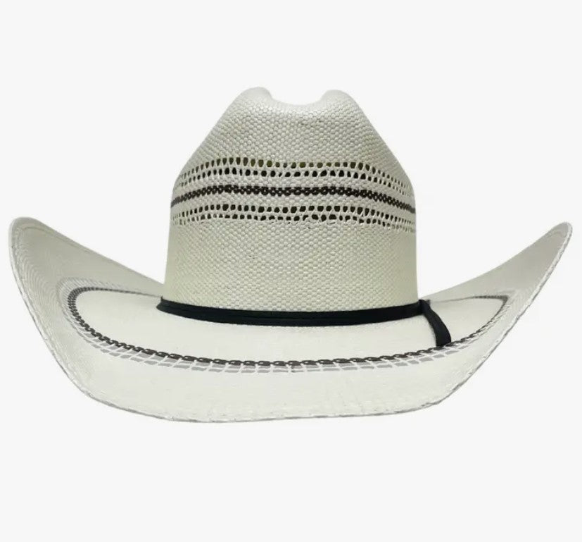 Ponderosa Cream Straw Cattleman Cowboy Hat