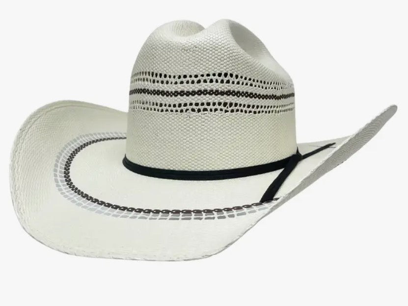Ponderosa Cream Straw Cattleman Cowboy Hat