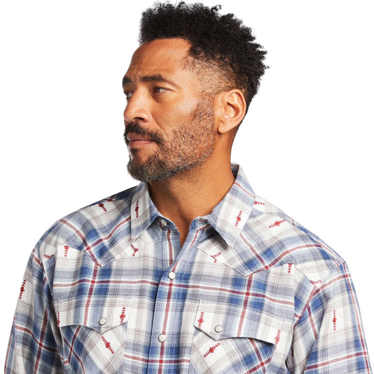 Ariat Mens Hutton Retro Snap Long Sleeved Shirt 10039672