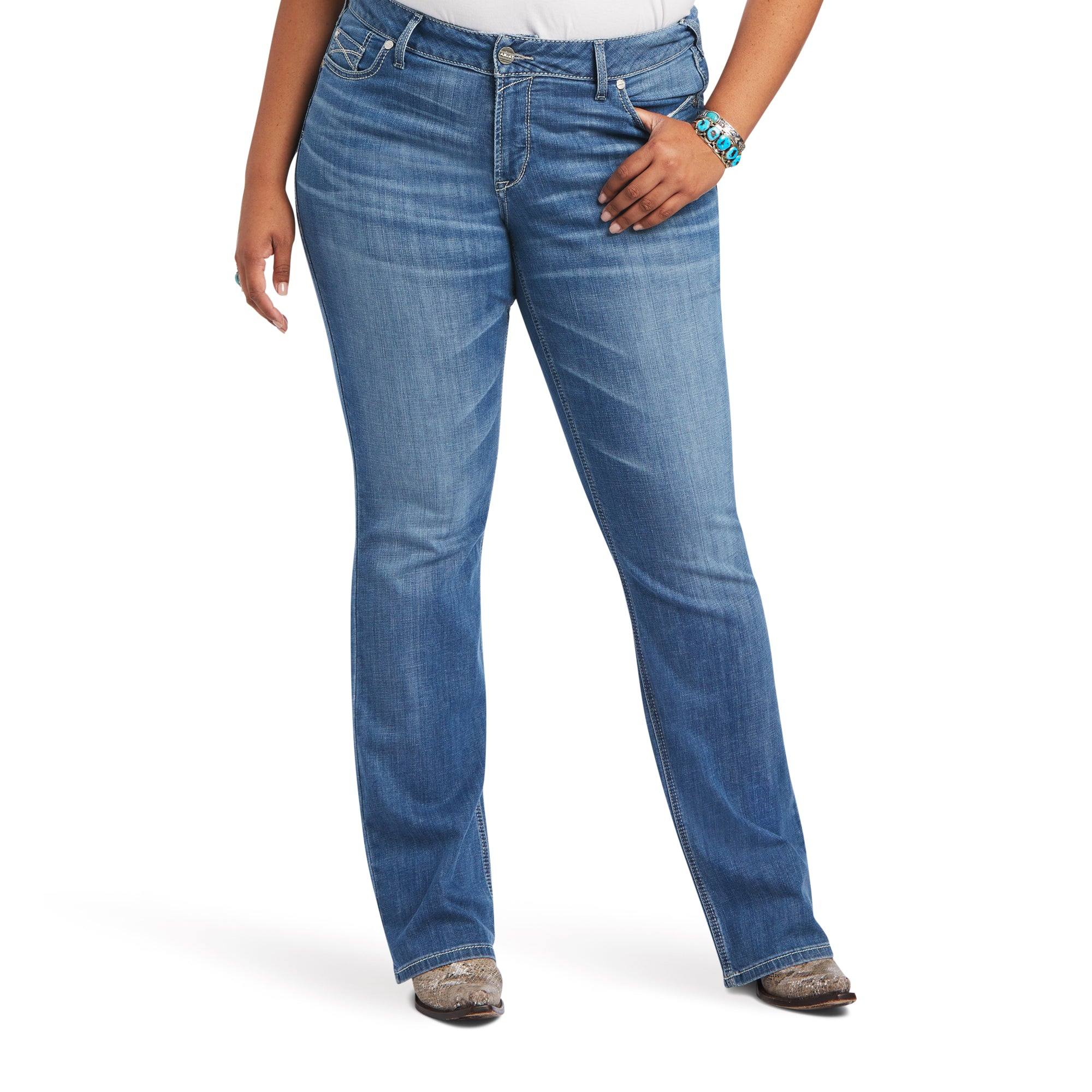Ariat jeans plus size sales