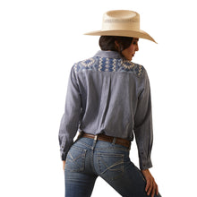 Load image into Gallery viewer, Ariat Ladies Cassidy Embroidered Chambray Shirt 10043451
