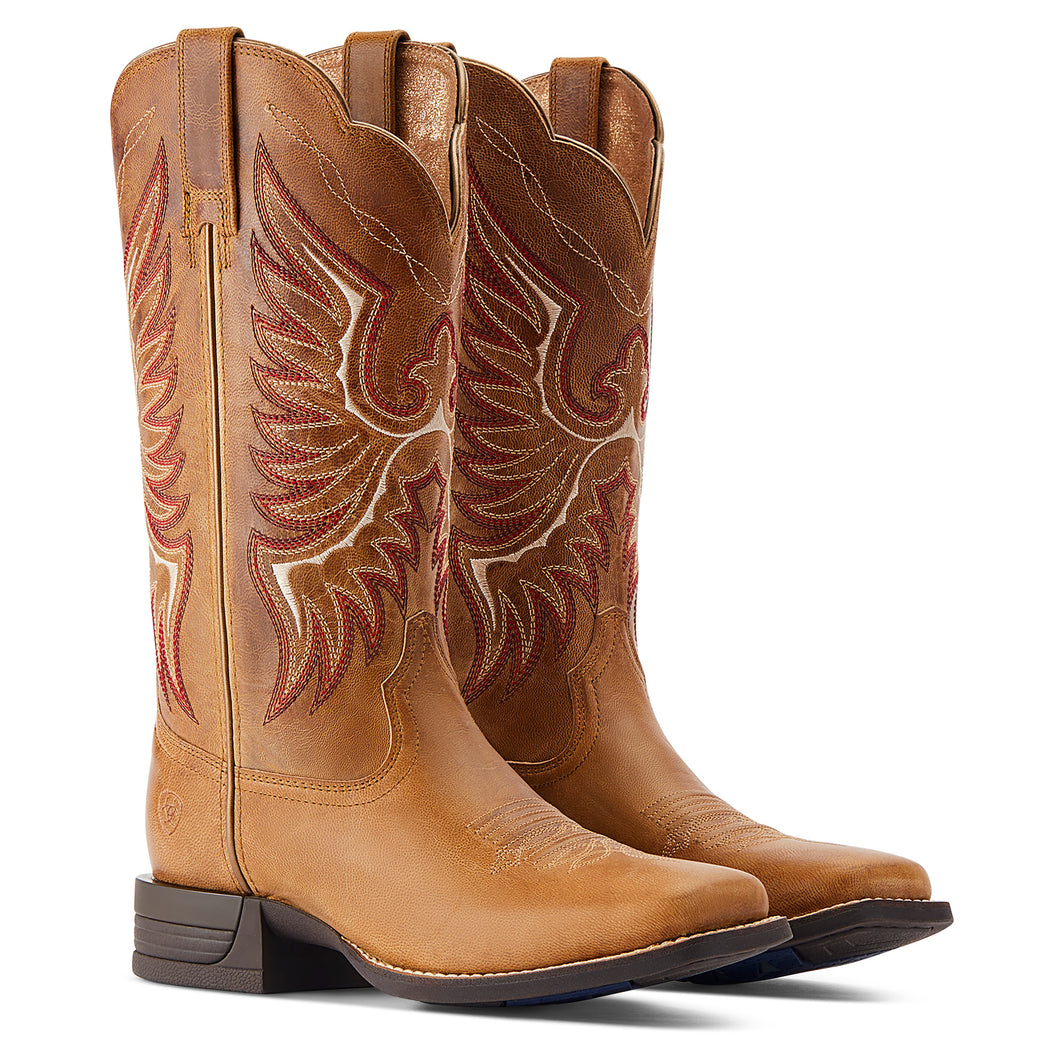 Ariat Ladies 10044415 Rockdale Almond Western Boots