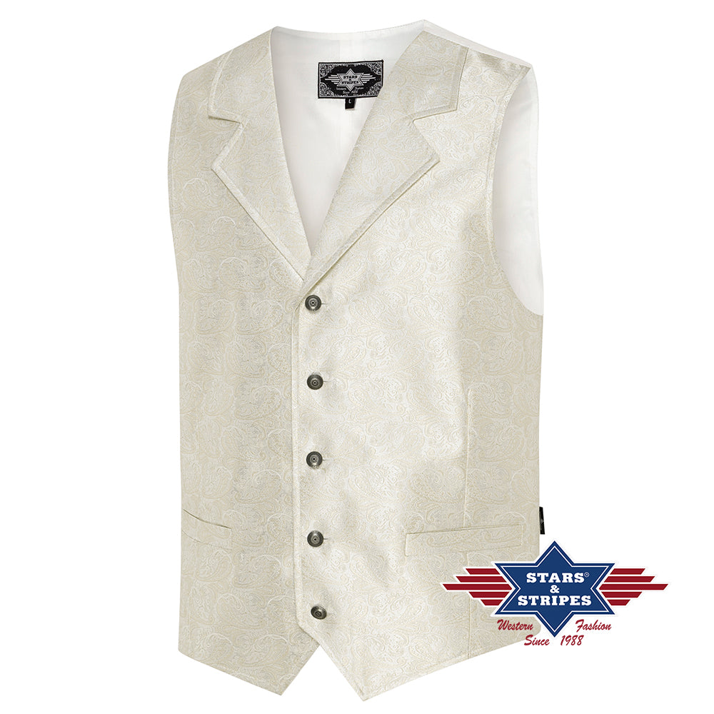 Straight Flush Men's Western Waistcoat