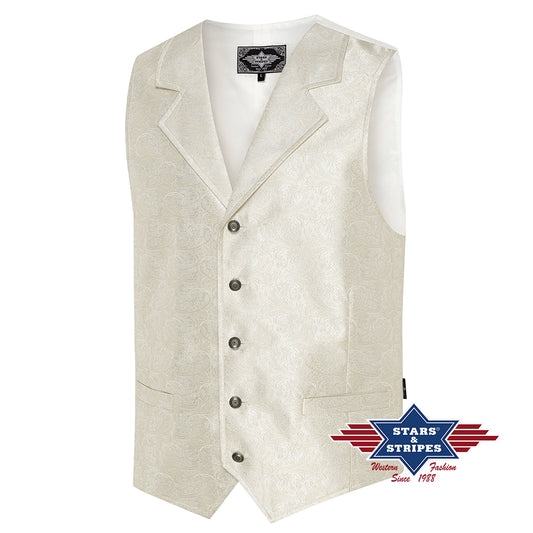 Straight Flush Men's Western Waistcoat