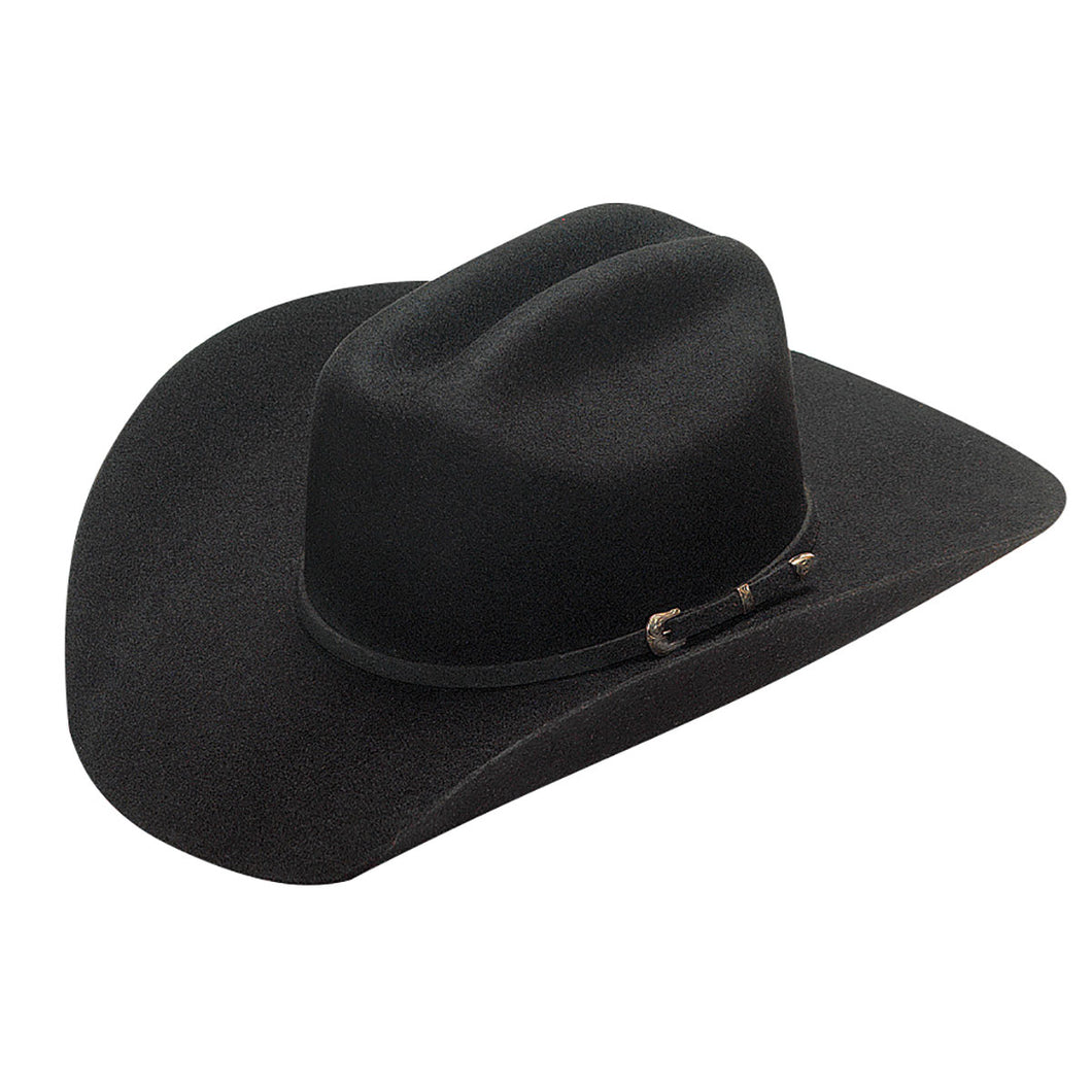 M&F Dallas Black Traditional Wool Cowboy Hat T7101001