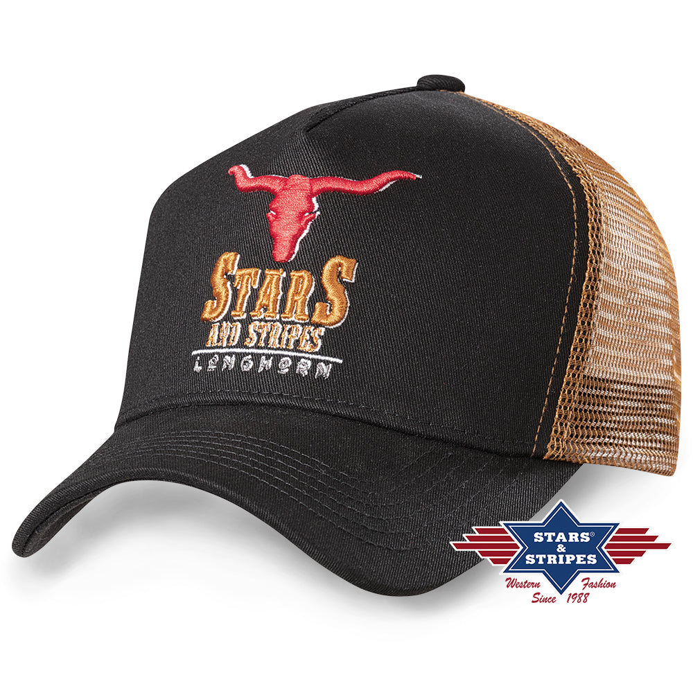 Trucker Cap Longhorn Black