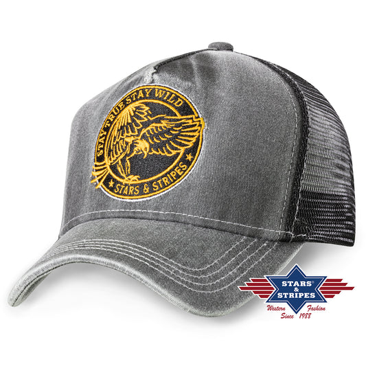 Trucker Stay Wild Grey