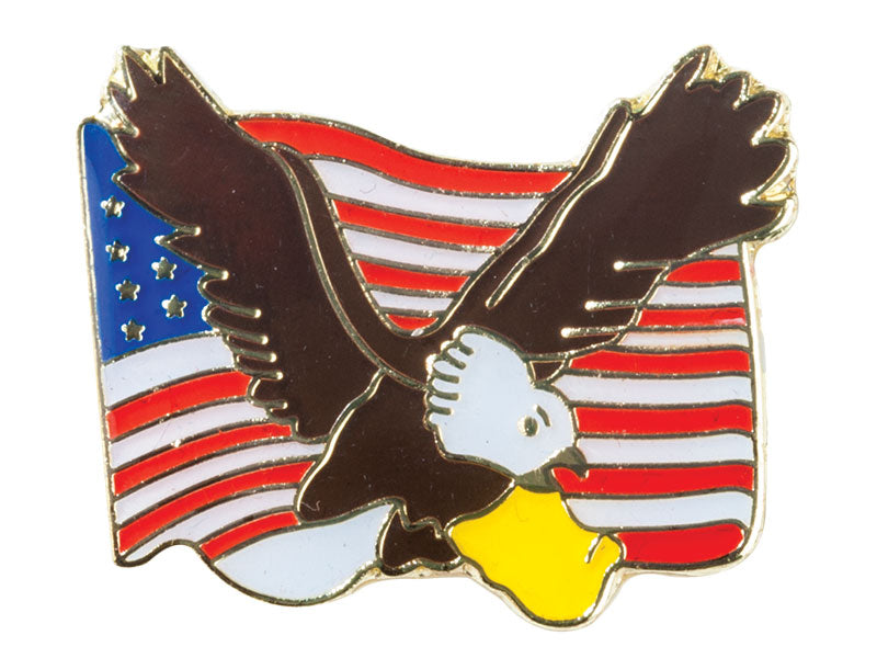 Pin Tack TT-1 Eagle on USA Flag