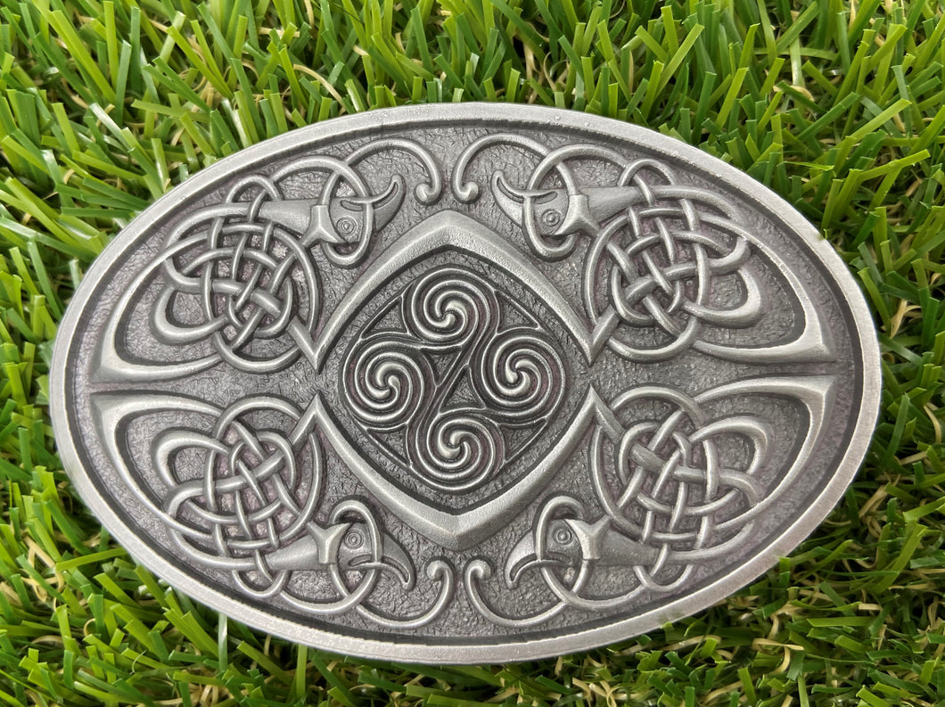 Buckle Western Original Celtic Keltic Buckle WT132 Silver