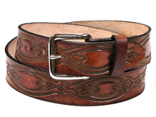 Load image into Gallery viewer, XM-5501 Brown Leather Belt
