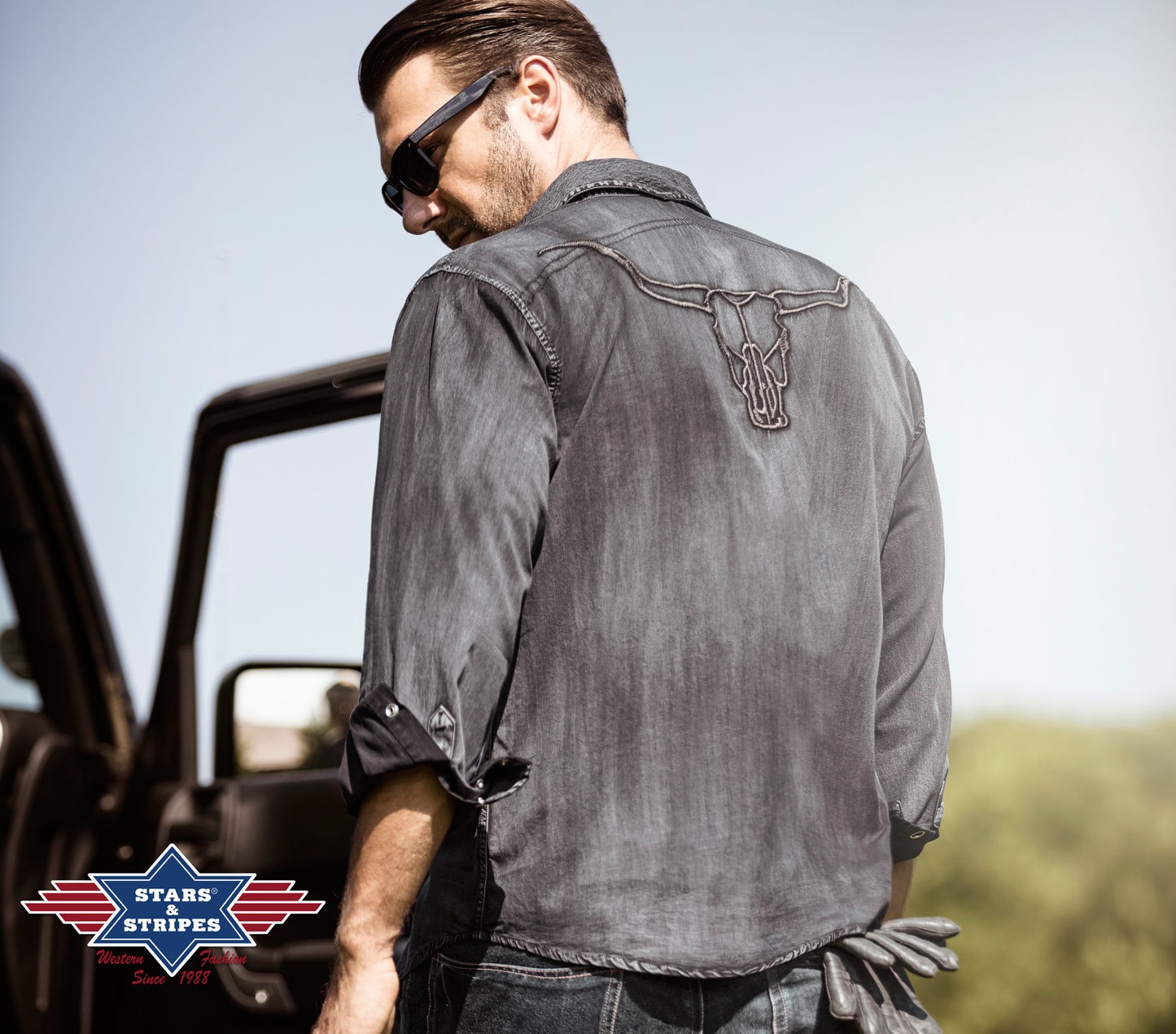 Enzo Men's Western Shirt